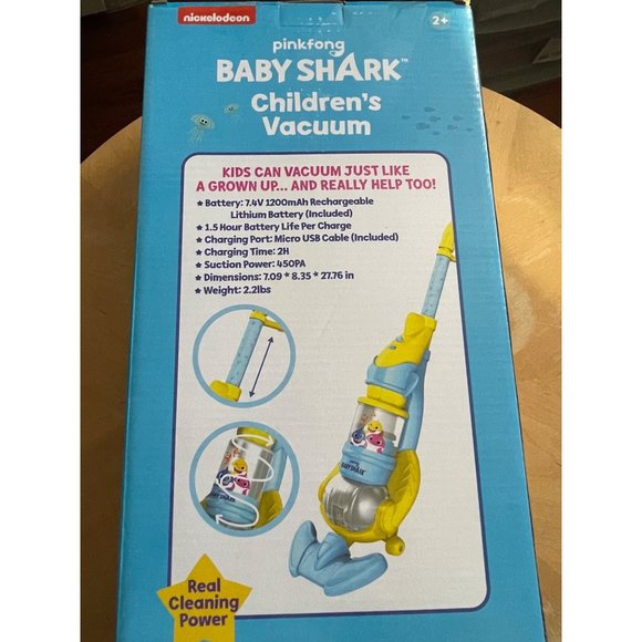Pink Frog Toys Baby Shark Vacuum By Pink Frog Really Picks Up